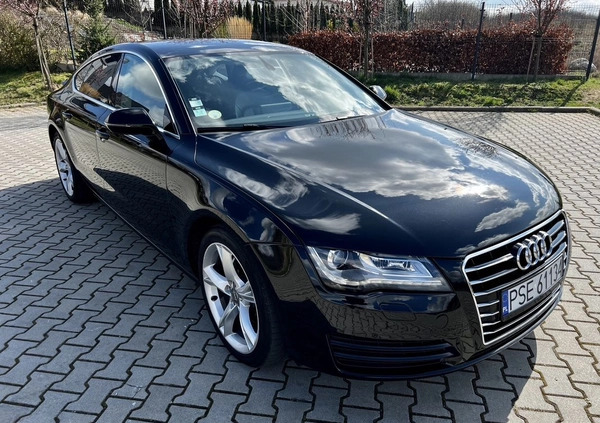 Audi A7 cena 63500 przebieg: 251320, rok produkcji 2012 z Śrem małe 781